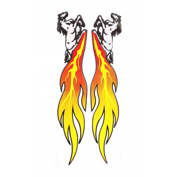 ΑΥΤΟΚΟΛΛΗΤΟ ΜΗΧΑΝΗΣ-ΑΥΤΟΚΙΝΗΤΟΥ ΦΛΟΓΑ 47Χ9CM 20055-71